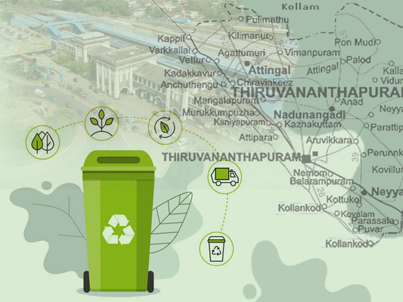 Permanent solution to the challenges in the waste management sector in Thiruvananthapuram city within four months